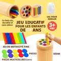 Jouet d'apprentissage en bois (2-5ans)